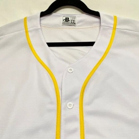 Dehaner Sportswear Baseball Jersey Unisex XXL Blank Colorful Athleisure EUC - Picture 4 of 6